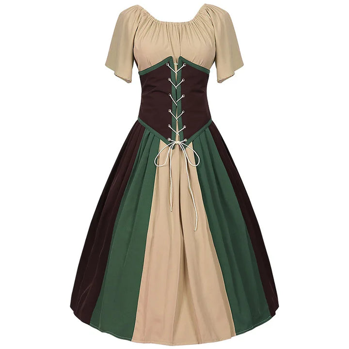 Chic Gothic Halloween Dress for Oktoberfest Celebrations