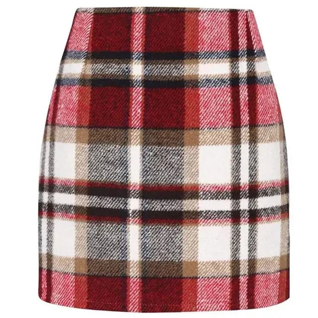 Chic Plaid Mini Skirt for Effortless Style