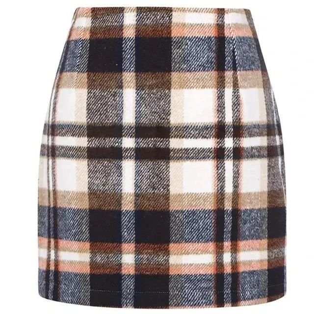 Chic Plaid Mini Skirt for Effortless Style