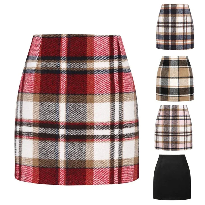 Chic Plaid Mini Skirt for Effortless Style