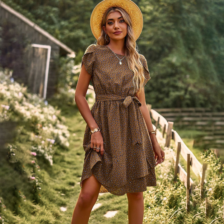 Elegant Floral Comfort Dress