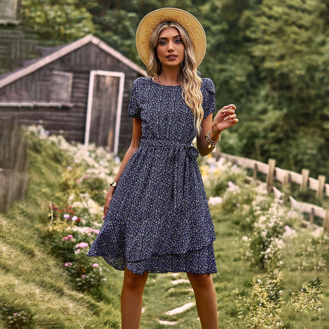 Elegant Floral Comfort Dress