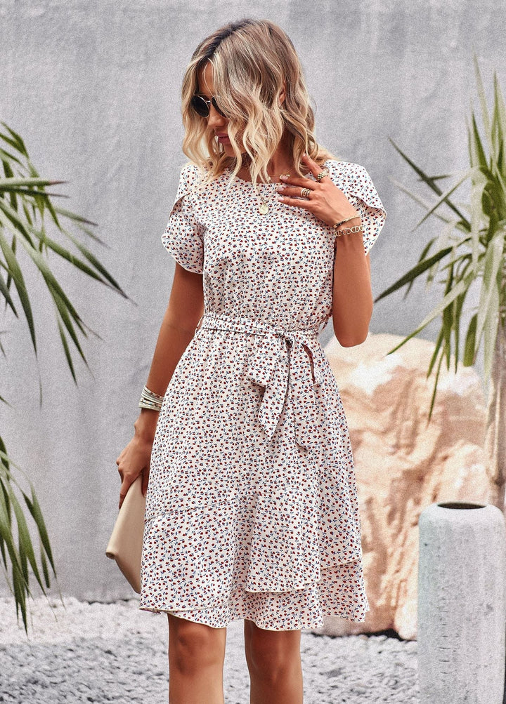 Elegant Floral Comfort Dress