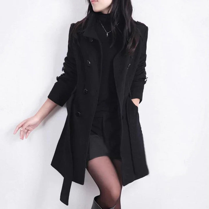 Timeless Women's Jacket with Chic Belt