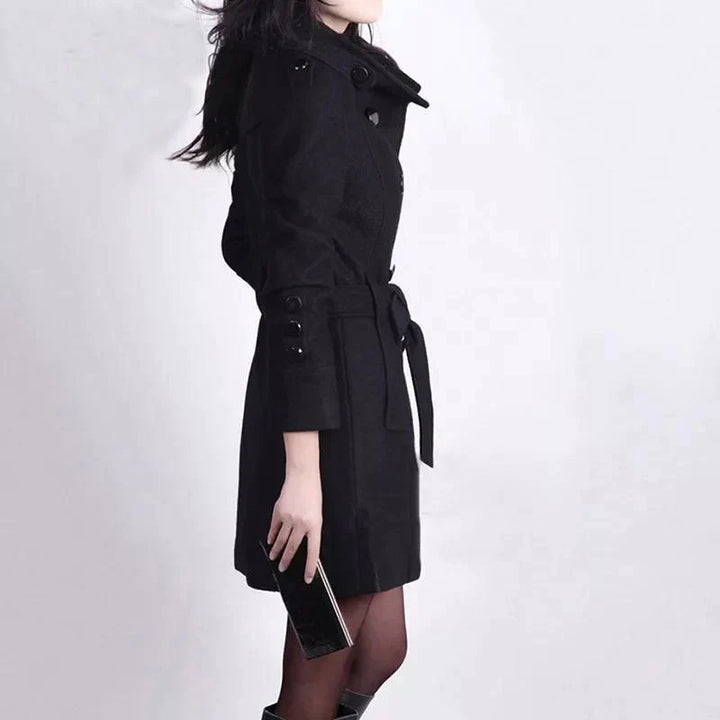 Timeless Women's Jacket with Chic Belt