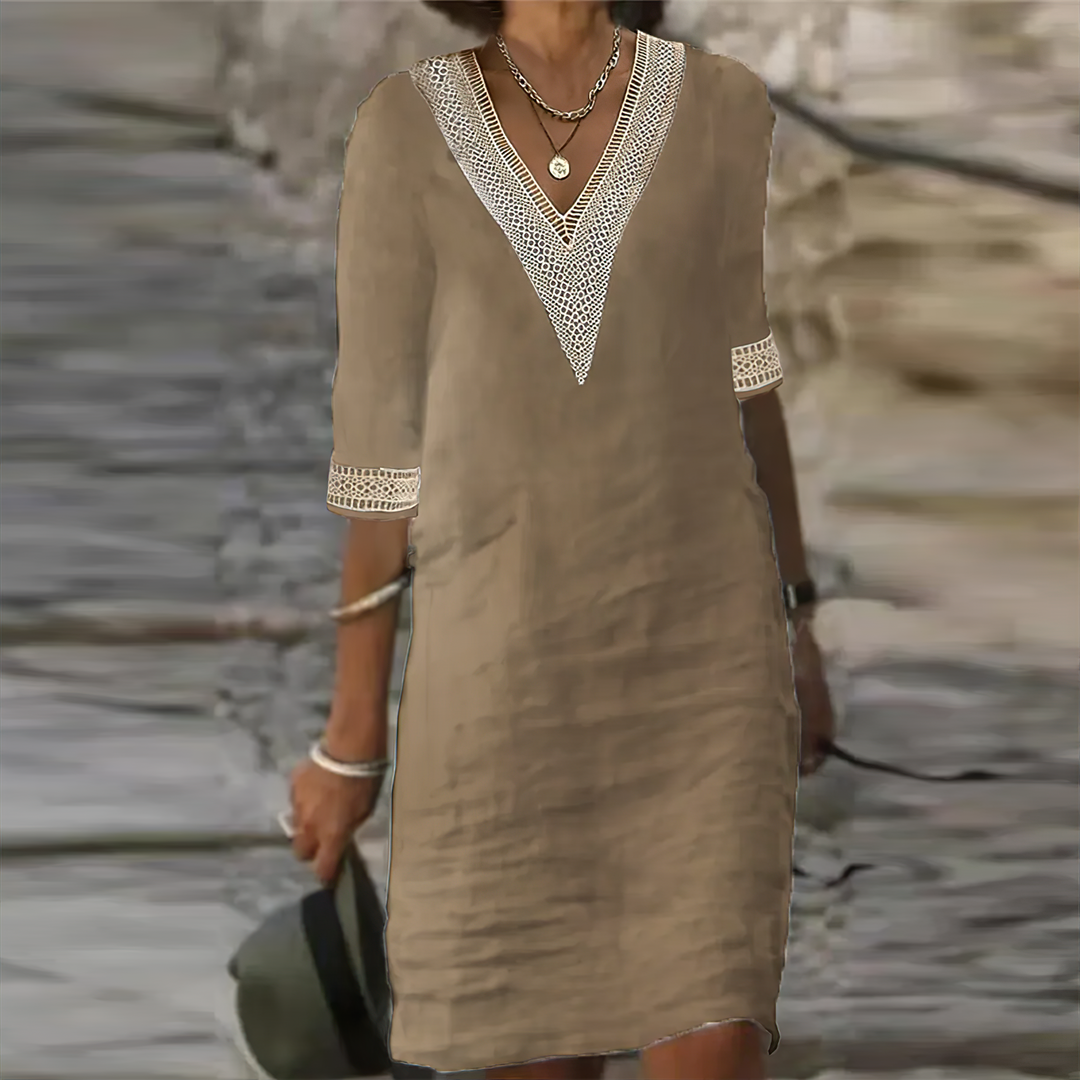 Breezy Cotton Linen Summer Dress for Effortless Style