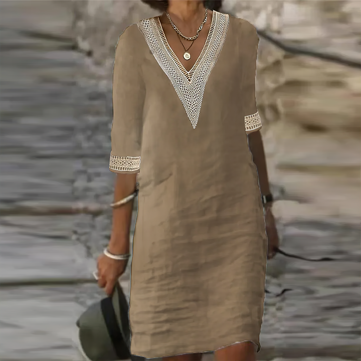 Breezy Cotton Linen Summer Dress for Effortless Style