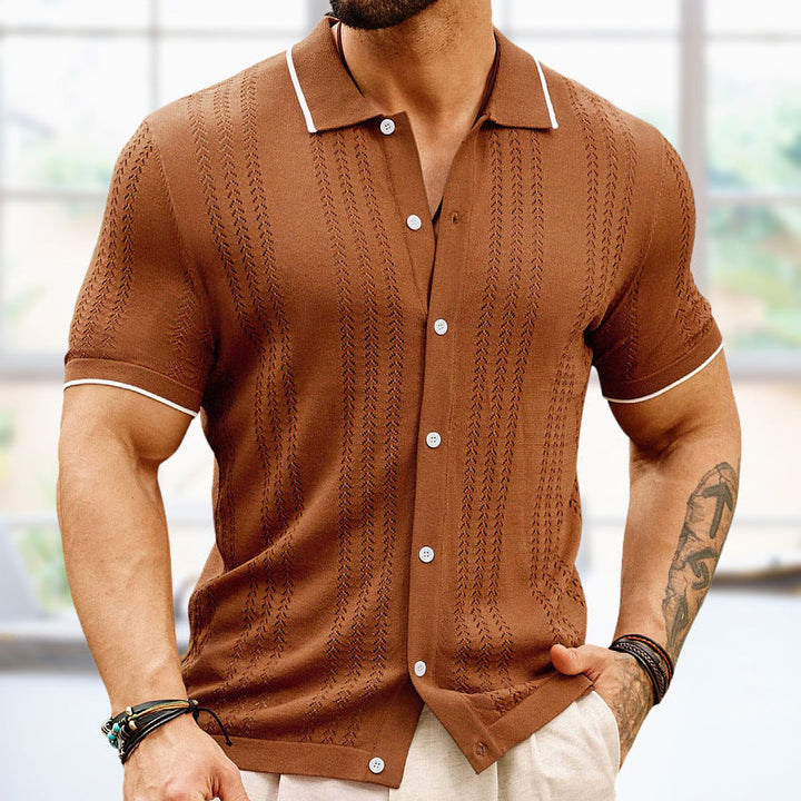 Stylish Chase Knit Polo for a Contemporary Look