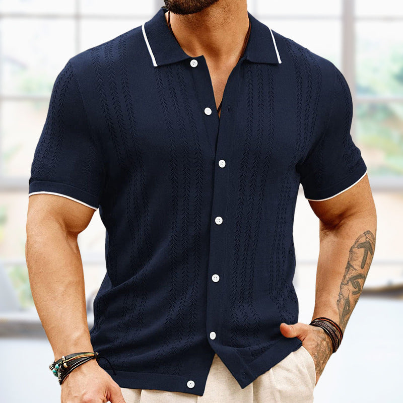Stylish Chase Knit Polo for a Contemporary Look