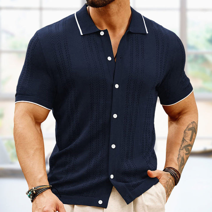 Stylish Chase Knit Polo for a Contemporary Look