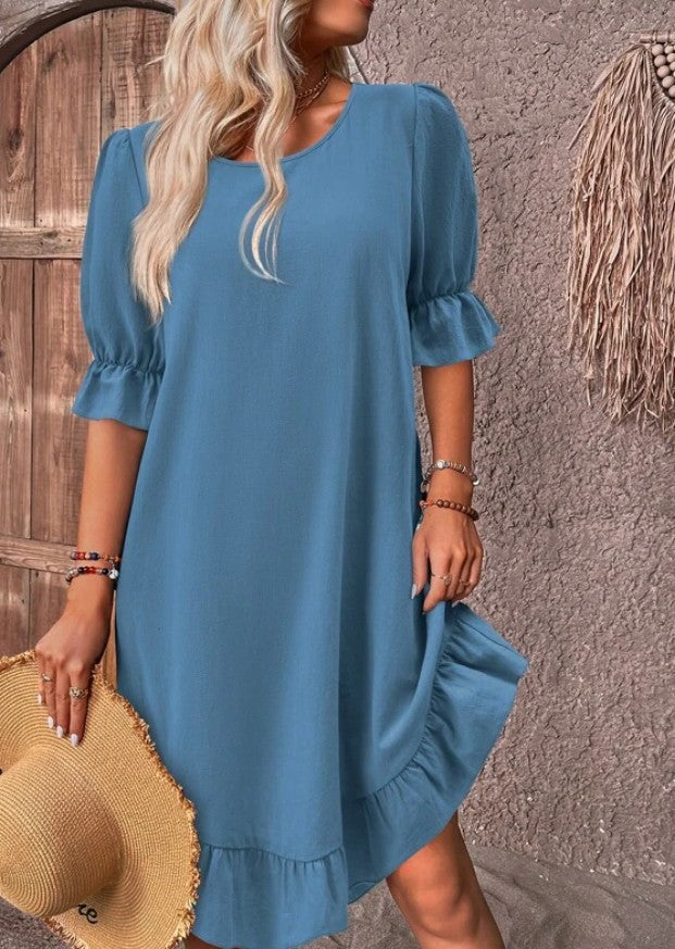 Chic Summer Ruffle Dress for Effortless Style