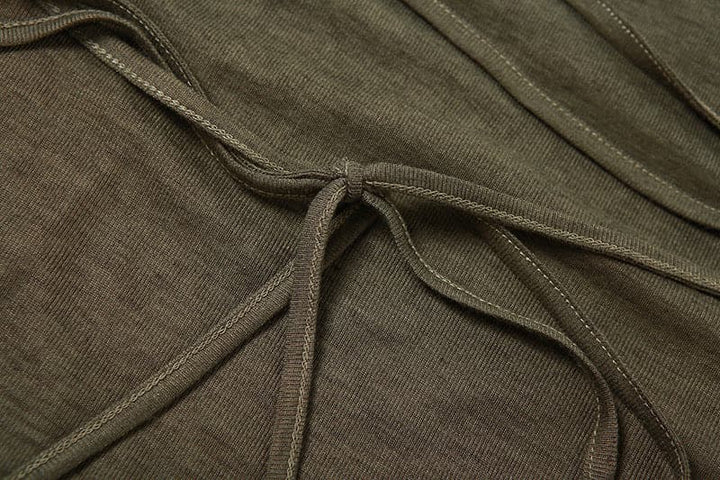 Stylish Sleeveless Maxi Hoodie Dress