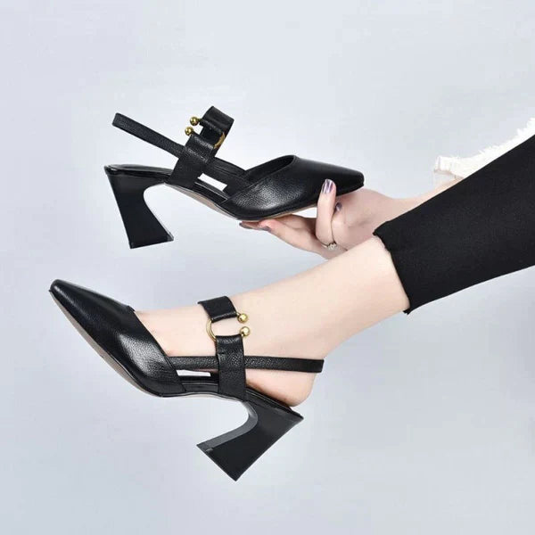 Chic Orthopedic Sandals with Trendy Heel Design