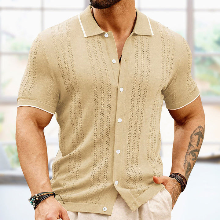 Stylish Chase Knit Polo for a Contemporary Look
