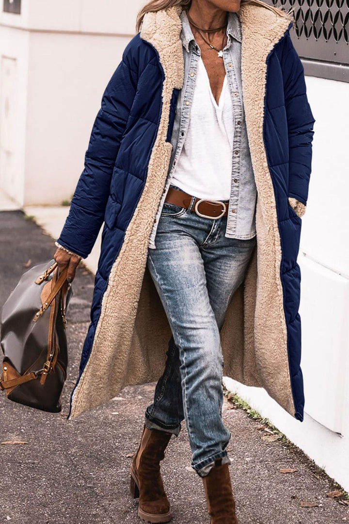 Chic and Cozy Long Winter Coat