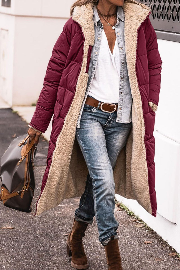 Chic and Cozy Long Winter Coat