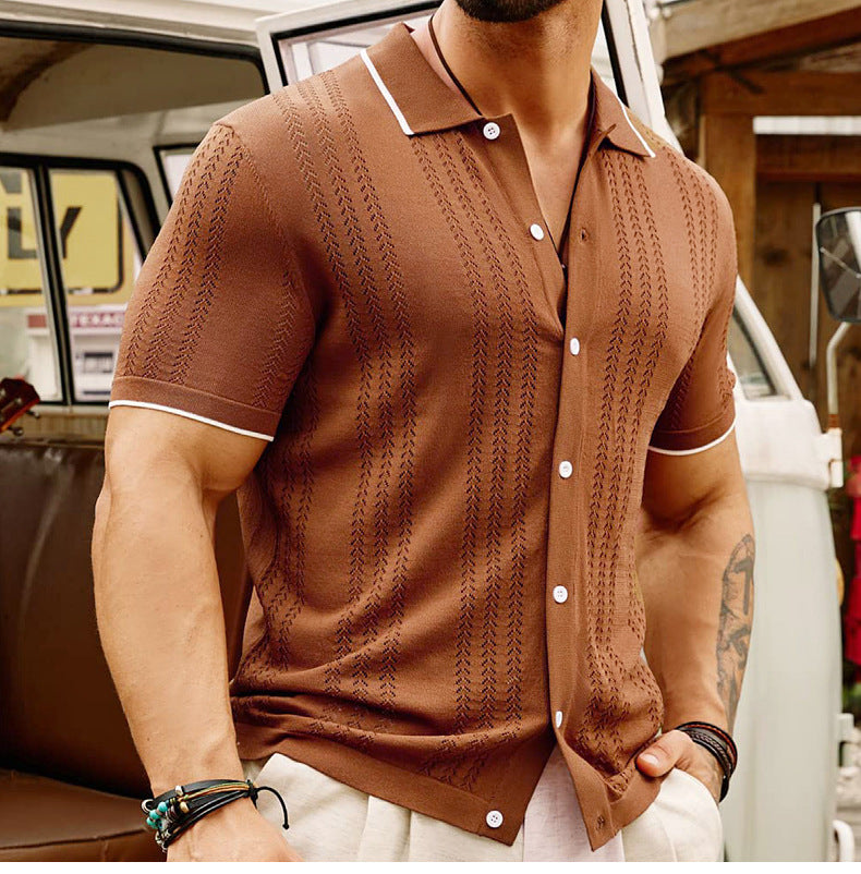 Stylish Chase Knit Polo for a Contemporary Look