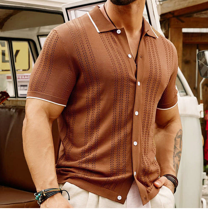 Stylish Chase Knit Polo for a Contemporary Look