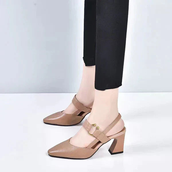 Chic Orthopedic Sandals with Trendy Heel Design