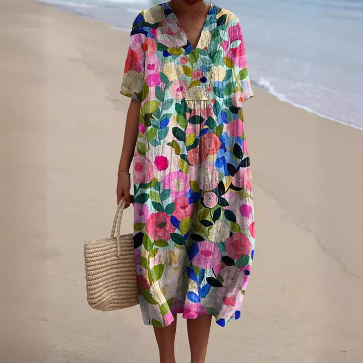 Elegant Floral Dress for Effortless Charm