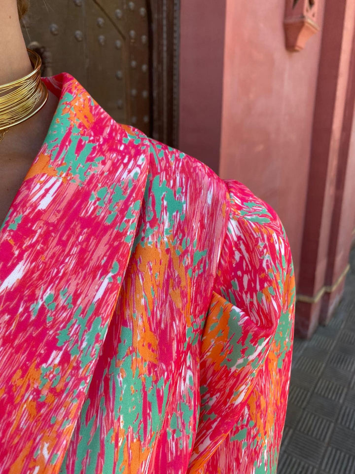 Stylish Short Jumpsuit for a Vibrant Look