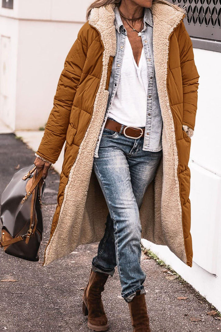 Chic and Cozy Long Winter Coat