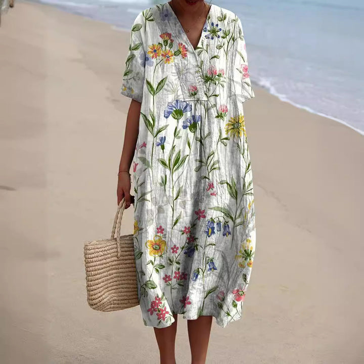 Elegant Floral Dress for Effortless Charm