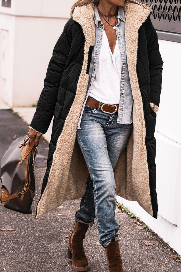 Chic and Cozy Long Winter Coat