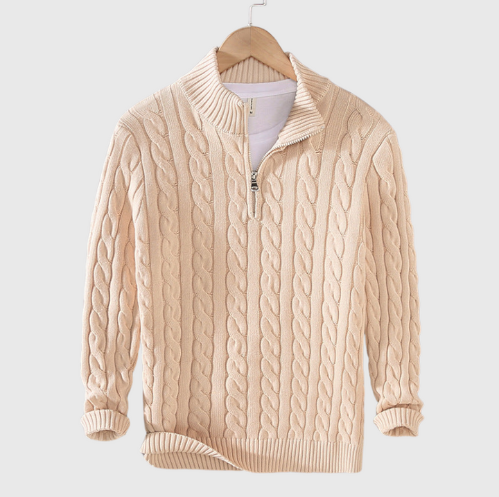 Cozy Half-Zip Fleece Sweatshirt