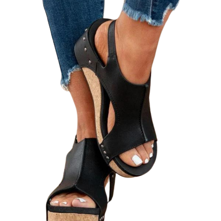 Stylish Orthopedic Sandals with Supportive Heel