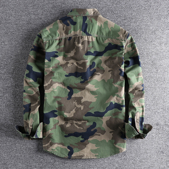 Trendy AUBERT Men's Camo Shirts for a Fashion-Forward Look