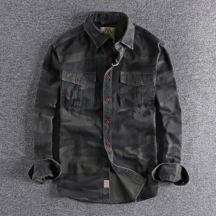 Trendy AUBERT Men's Camo Shirts for a Fashion-Forward Look