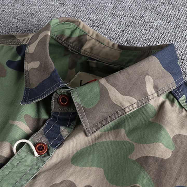 Trendy AUBERT Men's Camo Shirts for a Fashion-Forward Look