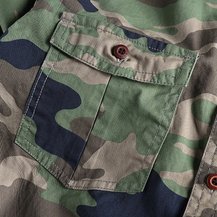 Trendy AUBERT Men's Camo Shirts for a Fashion-Forward Look