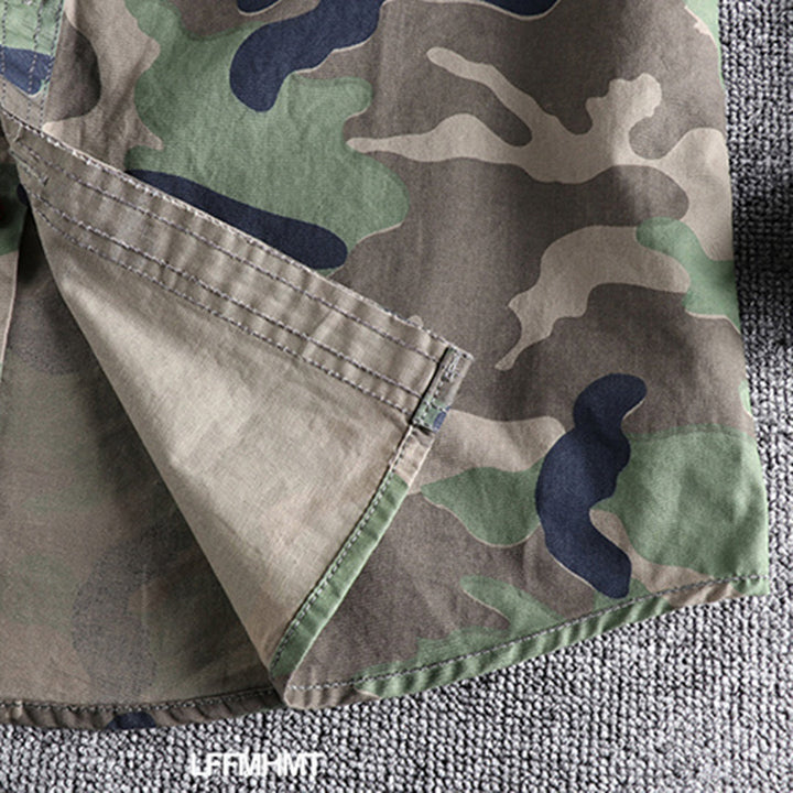 Trendy AUBERT Men's Camo Shirts for a Fashion-Forward Look