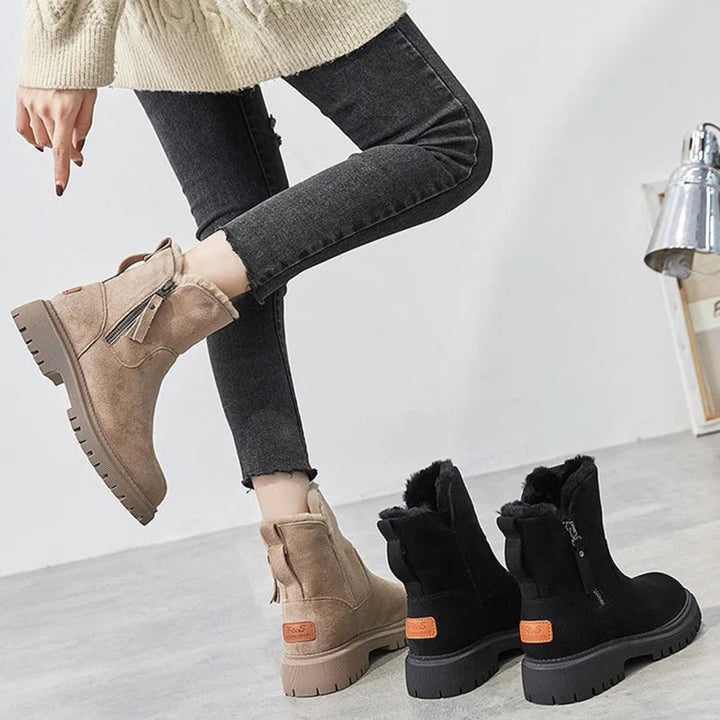 Exquisite Elegance | Premium White Snow Boots