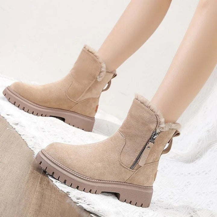 Exquisite Elegance | Premium White Snow Boots