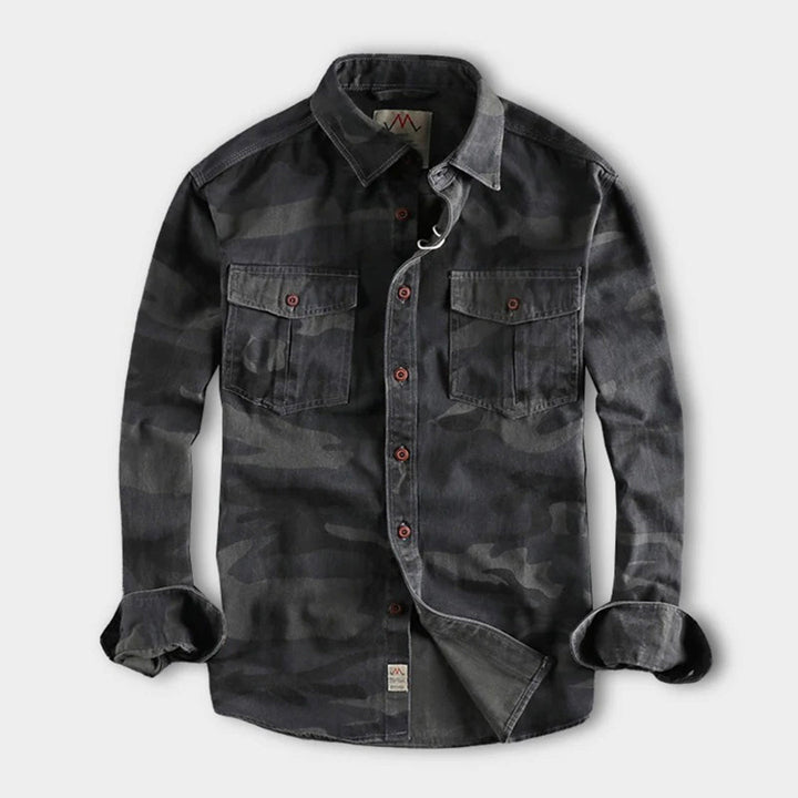 Trendy AUBERT Men's Camo Shirts for a Fashion-Forward Look
