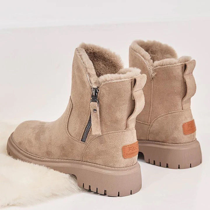 Exquisite Elegance | Premium White Snow Boots