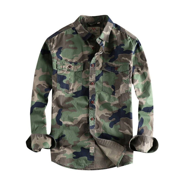 Trendy AUBERT Men's Camo Shirts for a Fashion-Forward Look