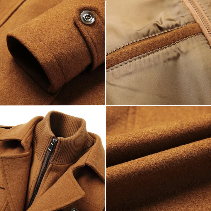 Chic Wool Men's Coat