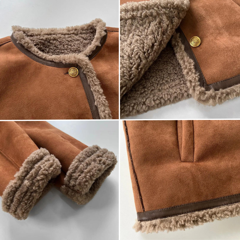 Chic Lamb Fur Jackets for Effortless Elegance