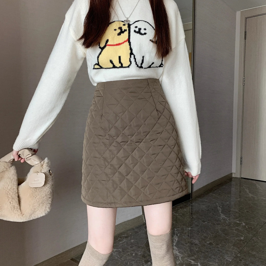 Chic Padded Mini Skirt for Effortless Style