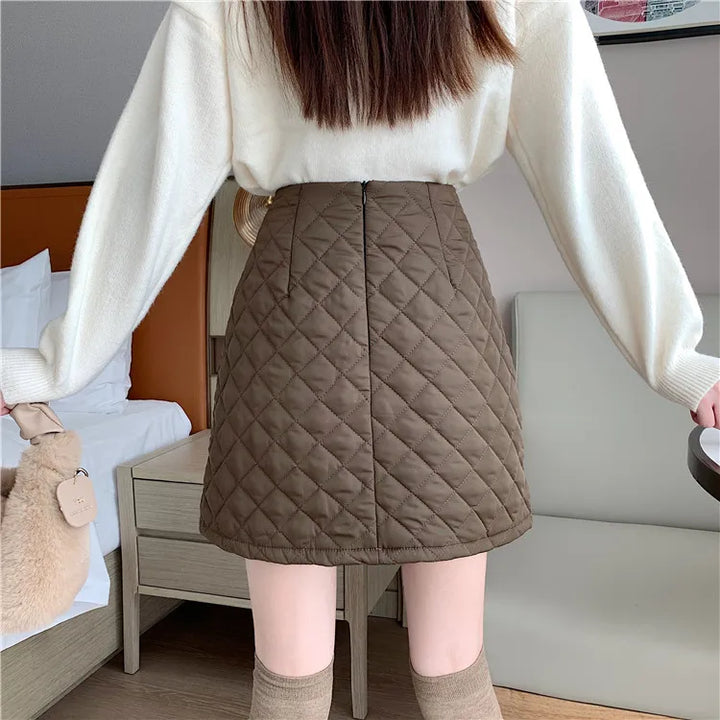 Chic Padded Mini Skirt for Effortless Style