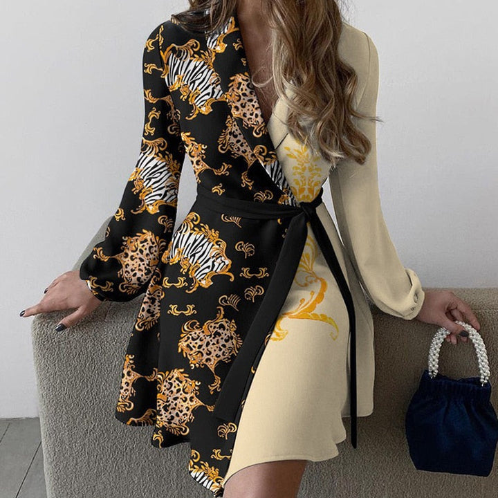 Stylish Wrapped Mini Dress for Effortless Elegance