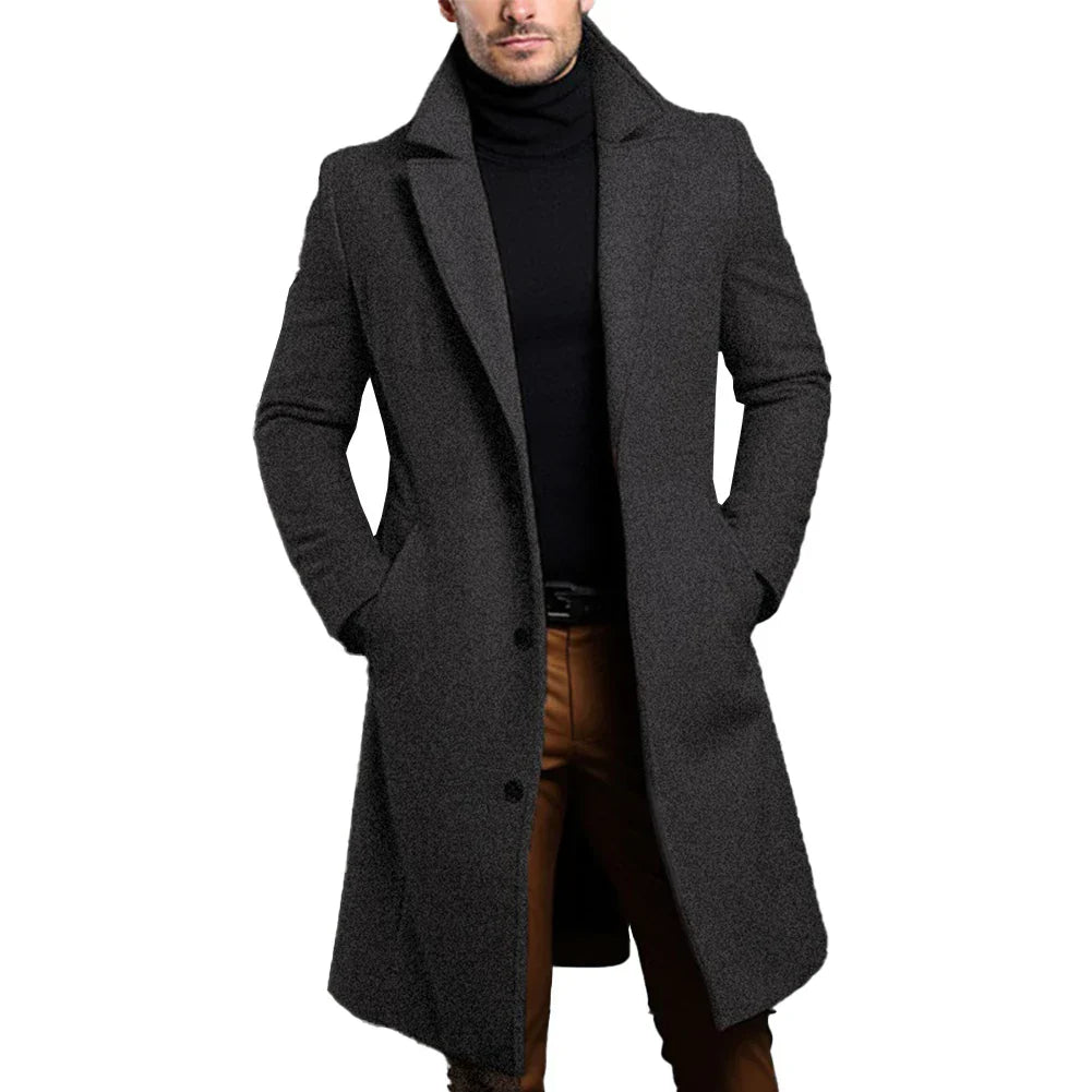 Elevate Your Style with the Men's Luxurious Wool Coat