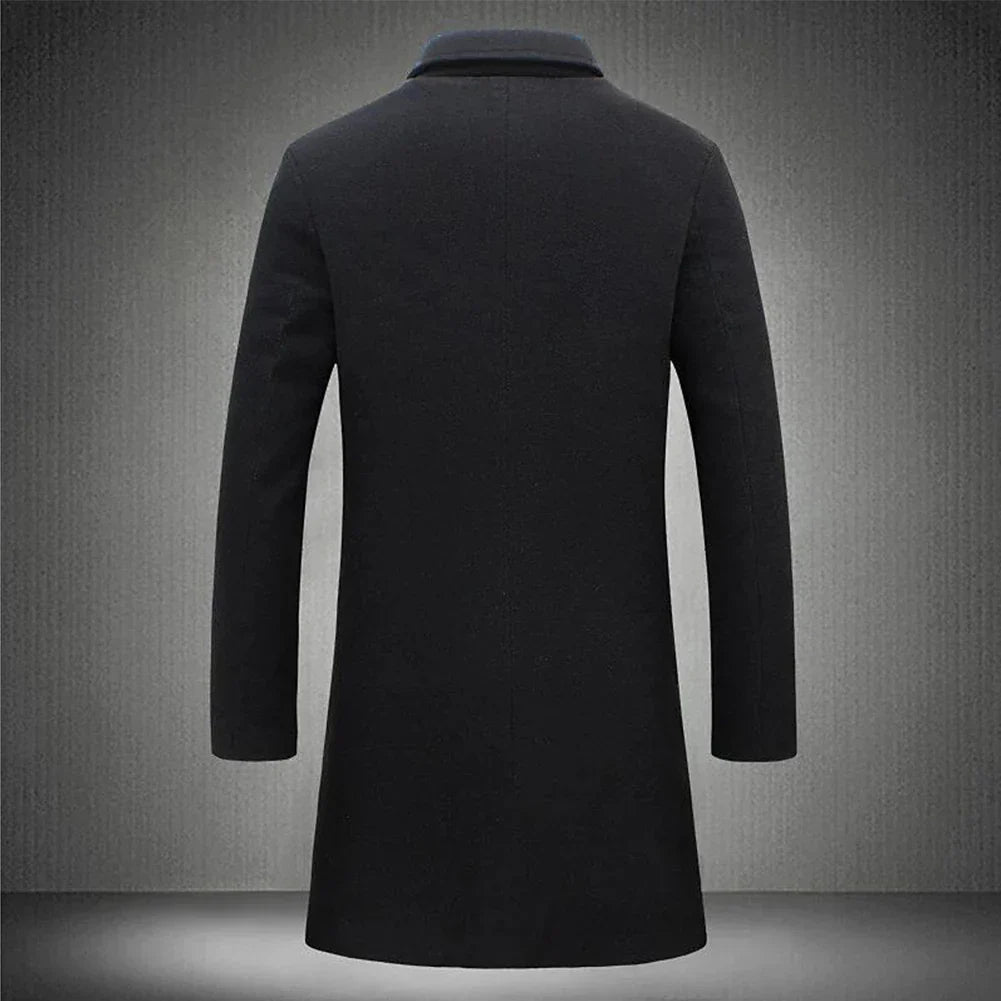 Elevate Your Style with the Men's Luxurious Wool Coat