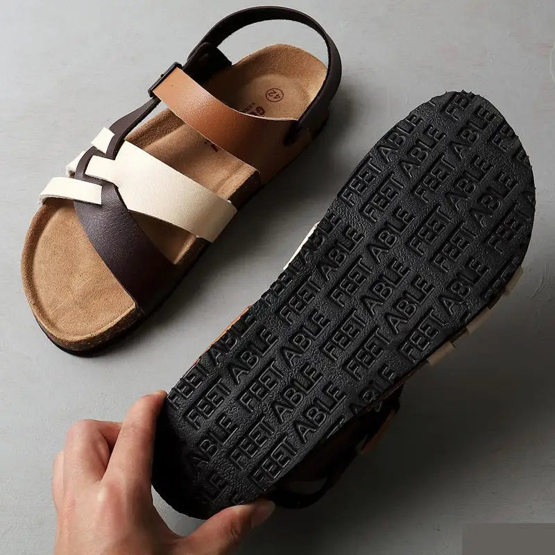 Stylish Orthopedic Leather Sandals for Optimal Comfort