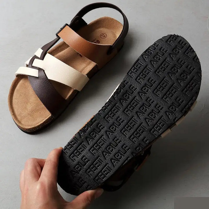 Stylish Orthopedic Leather Sandals for Optimal Comfort