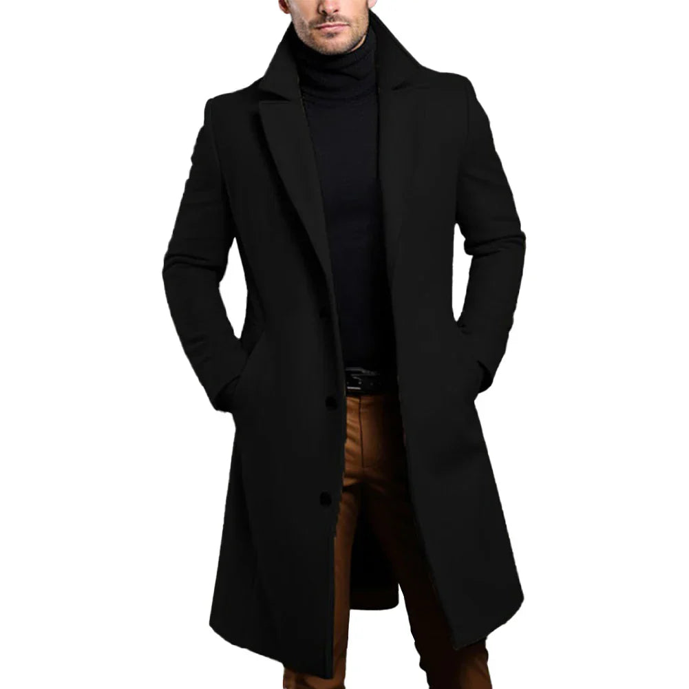 Elevate Your Style with the Men's Luxurious Wool Coat